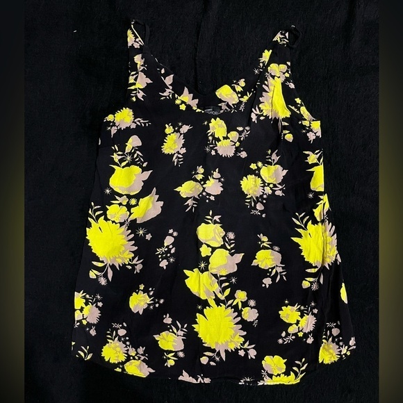 TopShop Maternity Spaghetti Strap Floral Blouse Size 4 - Picture 3 of 3